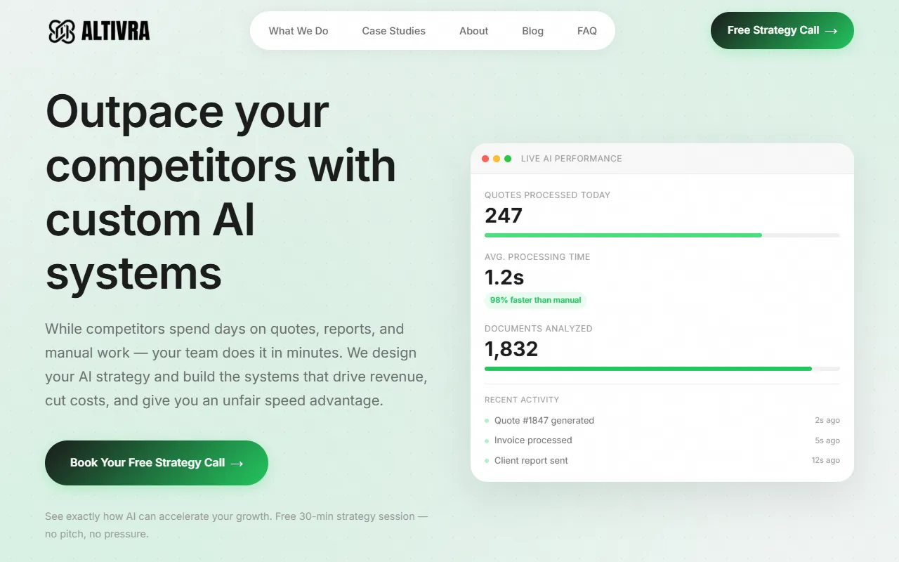 41Labs - AI Agency website